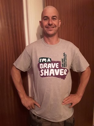 Kevin did brave the shave in your honour mum. Xx