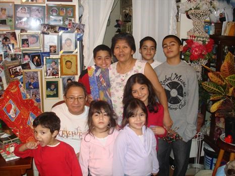 Grandpa with Grandma and my children