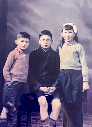 Barbara with her brothers Victor and Peter