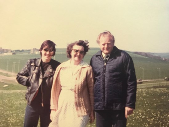 Graham, Iris and Eddie around 1979