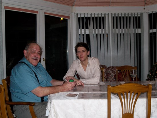 Dad and his son Robert in 2007