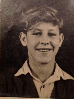 Malcolm as a teenager in the 1940's