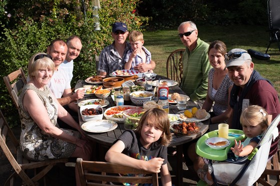 We had the best family BBQs.