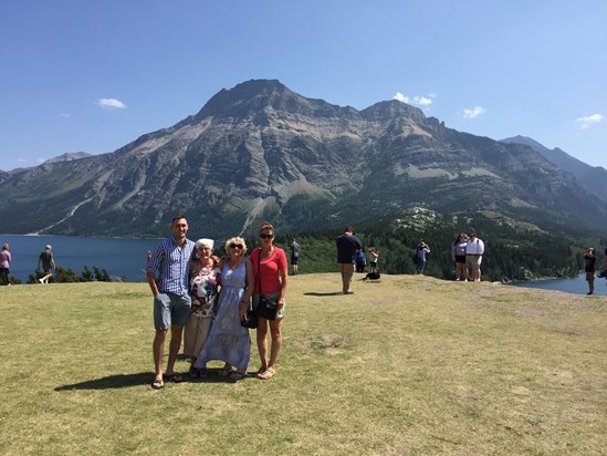 The Rockies, Dominic, Jean, me & Cathy, remember many happy days you & Mum spent there.