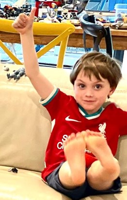 Miles is a Liverpool supporter ...... Go the Reds!