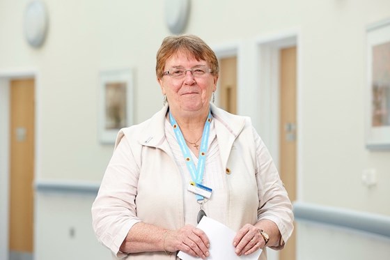 Margaret in her role as Hospice Chaplain