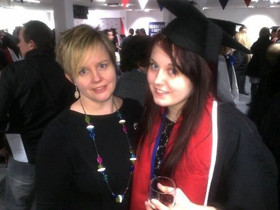Aimee and me on an incredibly proud day <3 xx
