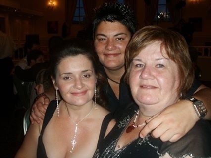 Louise and Lewis's wedding - Mum, Kelly and Jenni  - fun family times