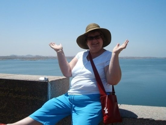Mum enjoying herself in Egypt !!