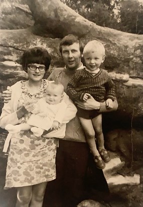 Mum, Dad, Alan & Tracey 1969