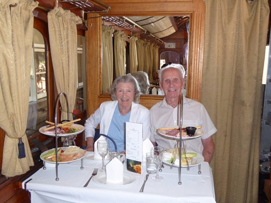 On Puffing Billy Railway - Our 60th Wedding Anniversary - Belgrave, Melbourne 11.02.2016