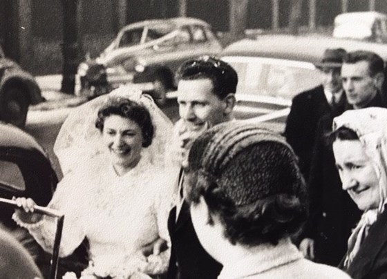 Mum & Dad on their Wedding Day 1956
