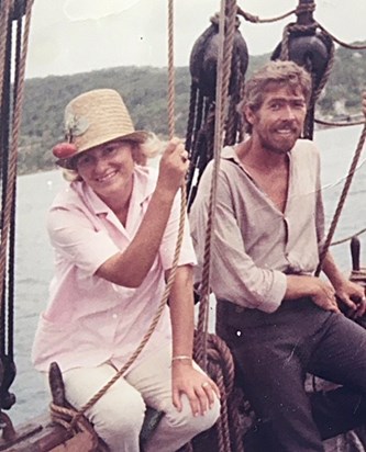 Mum and James Coburn on Location for "A High Wind in Jamaica"