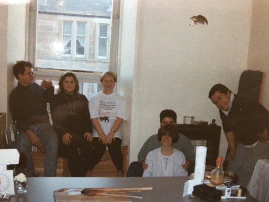 In our Iona Street flat 1993