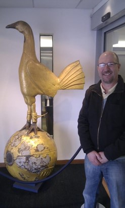 Dad with at White Hart Lane