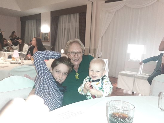 Nanna and her 2 boys 
