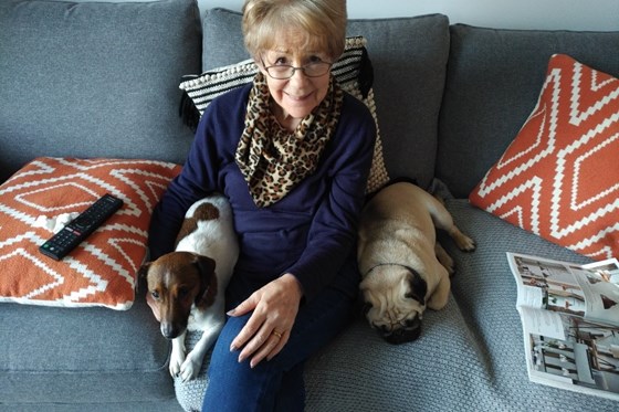 Christine with the Hounds...