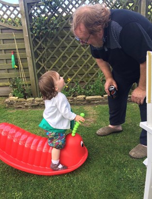 She will always look up to Grandad 🥰