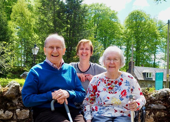George, June and Lesley