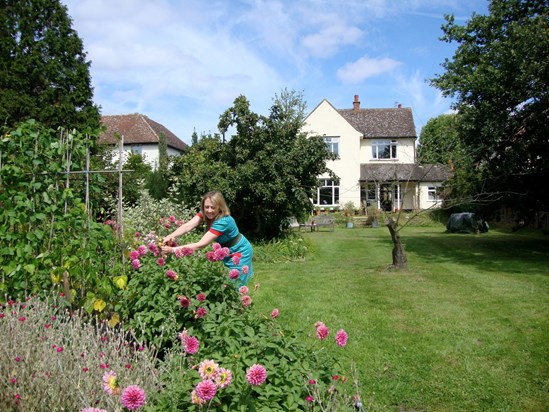 In the garden at Shenandoah 