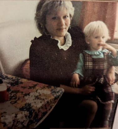 Mum and me ( Daniela) Aged approx 32, and 2 