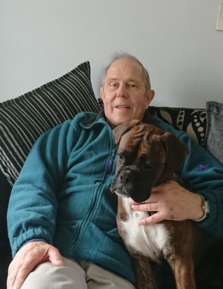 Feb 2019 with Graham's dog