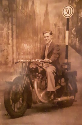 Tom loved motorbikes, cars, anything mechanical