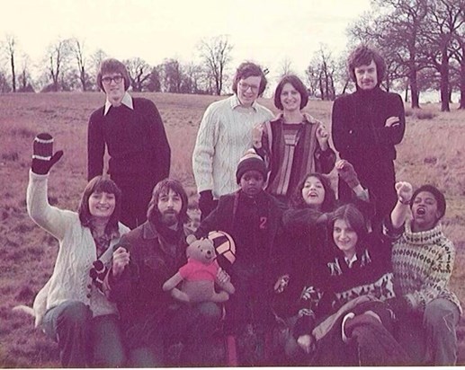 Richmond Park football team about 1979. Spot Winnie the Pooh even then!