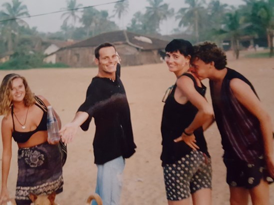Baga beach. Late August '93. Our friendship first formed. One of the coolest guys I ever knew.