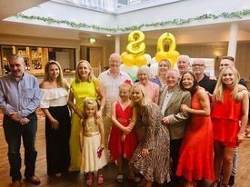 A few years ago at Dads 80th in Ireland. This Picture captures his beautiful loving family a true Gentleman and I am proud to have been able to call him my Cousin RIP Paul, the sky will always shine that bit brighter with you up there xx