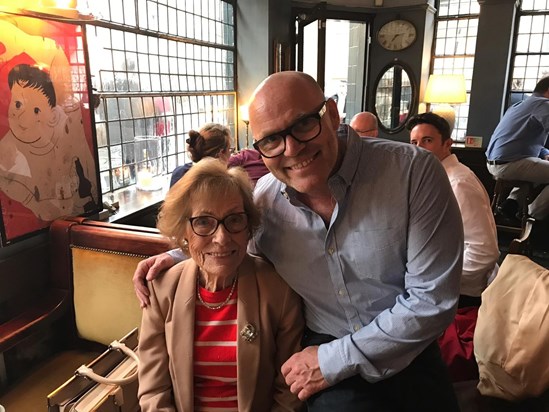 One Publican to another, kick starting Easter 2019,Auntie Mary gettimg a cuddle!,