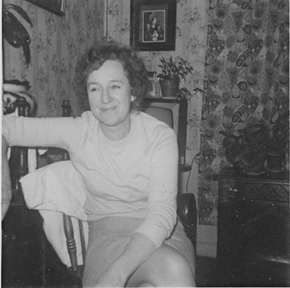 Mum at her Mum's  1971