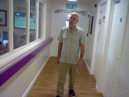 Terry in corridor looking lovely, I Miss You so much, " all I need is a miracle all I need is You" I Love You so much...xxx