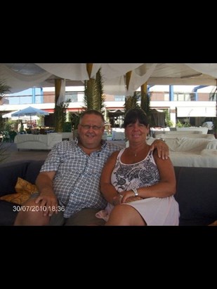 My and the hubby on holiday