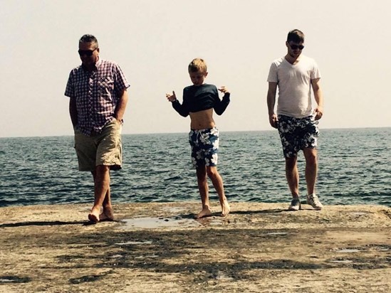 Dad and us in Malta xxx