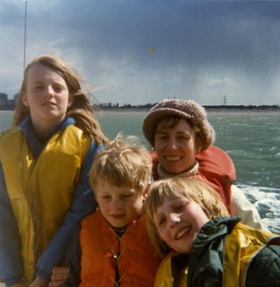 Family sailing trip