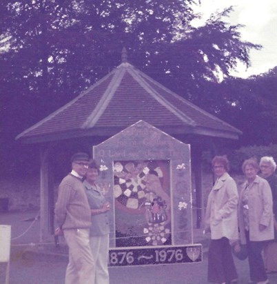 Well Dressing 1976 from the Anderson side of the Family