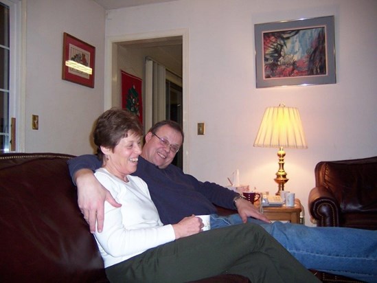 Elizabeth and John Christmas 2003 USA