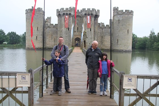 Visting Bodium Castle in May 2012