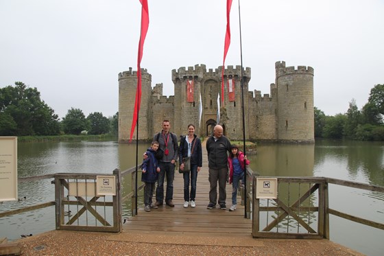 Visting Bodium Castle in May 2012