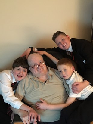 Ted and his Grandsons