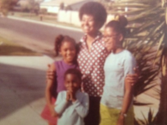 Wesley, with Sister, Auntie and Cousin