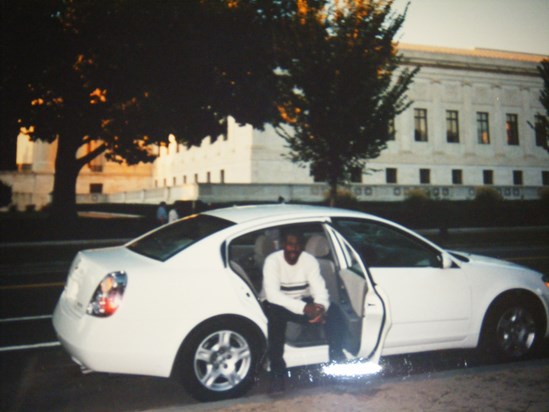 Wesley Jr. traveling in style while on vacation.