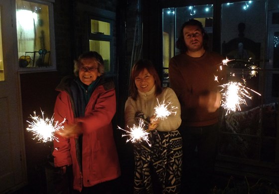 Mo, Yasuko &  Robbie New Year 2015.