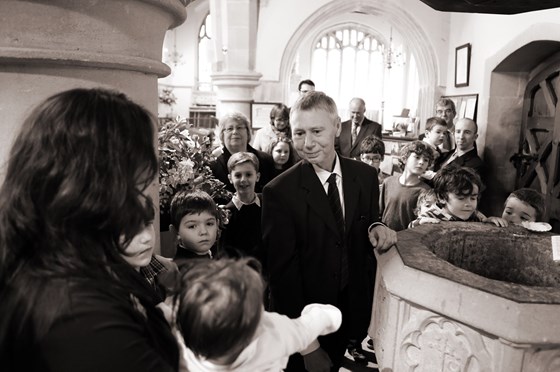 Grandad at Matilda’s christening