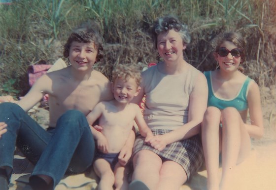 Mum, Robert, Beth and Keith at St Andrews Beach