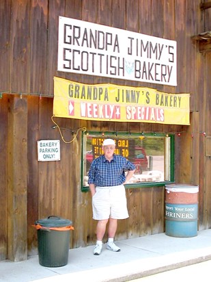 Grandpa Jimmy's Scottish Bakery...serendipitous find in Ontario