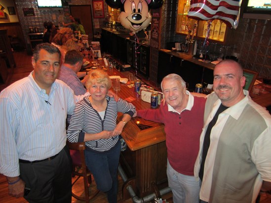 Dan and Lucille with the amazing Torrance Outback owner and manager, Joe and Scott. 