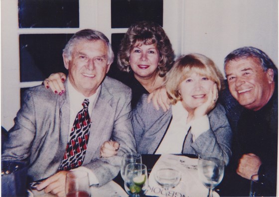 Dan and Lucille with longtime friends Bill and Edna Davis