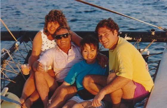 Dan and Lucille with dear friends Ed and Mona Sher in Hawaii